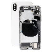 Apple iPhone X - Hátsó Ház Apró Alkatrészekkel (Silver)