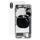 Apple iPhone X - Hátsó Ház Apró Alkatrészekkel (Silver)