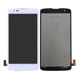 LG K8 K350N - LCD Kijelző + Érintőüveg (White) TFT