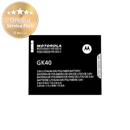 Motorola Moto E4 XT1761, Moto G5 XT1675, Moto E5 Play - Akkumulátor GK40 2800mAh - SNN5976A Genuine Service Pack