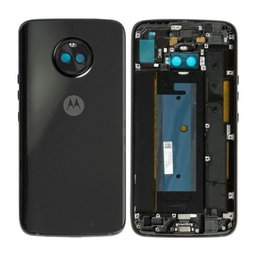 Motorola Moto X4 XT1900 - Akkumulátor Fedőlap (Super Black) - 5S58C09155 Genuine Service Pack