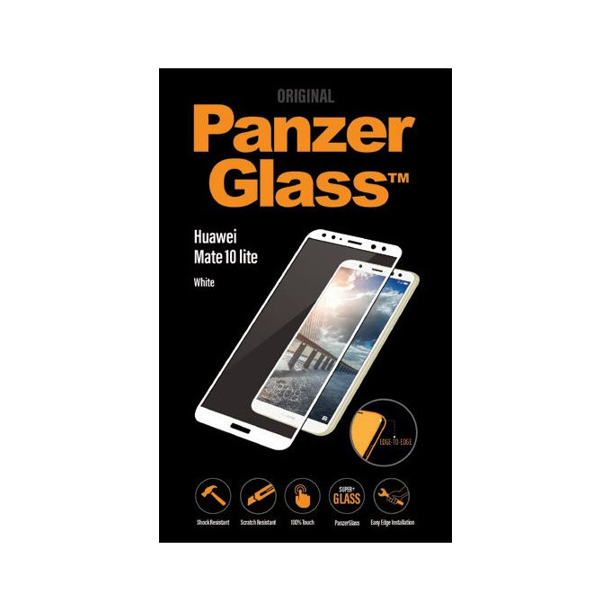 PanzerGlass - edzett üveg Huawei Mate 10 lite-hez, fehér