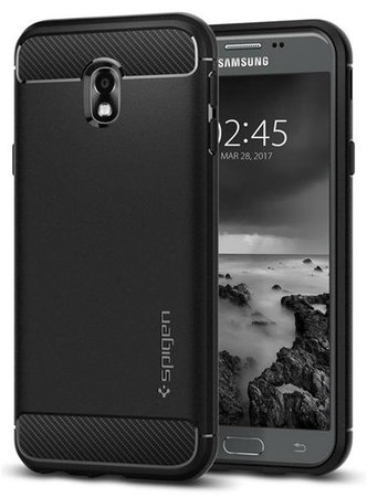 Spigen - Masszív páncél a Galaxy J3 2017-hez, fekete