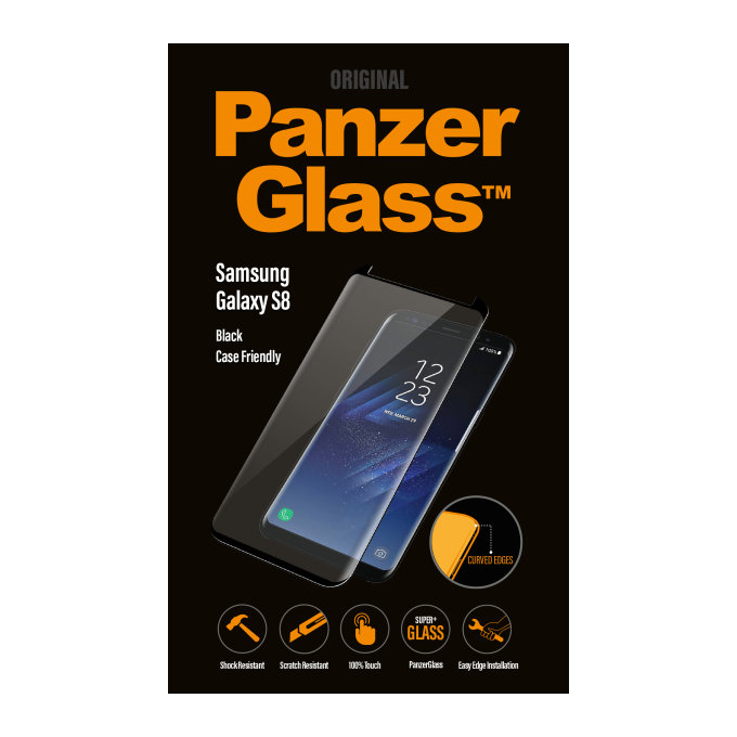 PanzerGlass - Edzett Üveg Case Friendly - Samsung Galaxy S8, black