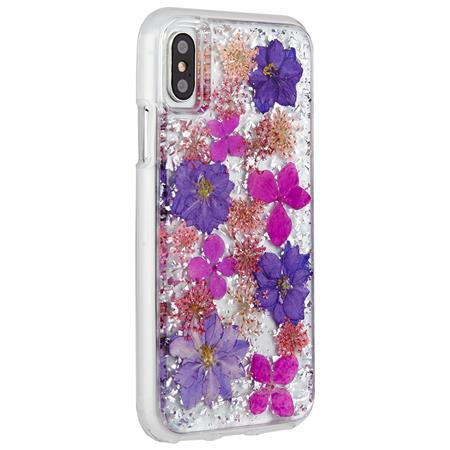 Case-Mate - Karat szirmok tok Apple iPhone X / XS-hez, lila