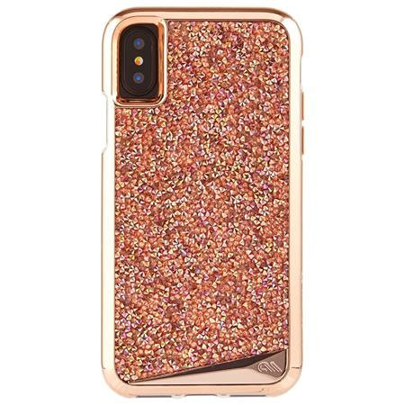 Case-Mate - Ragyogó tok Apple iPhone X / XS-hez, rózsaszín arany