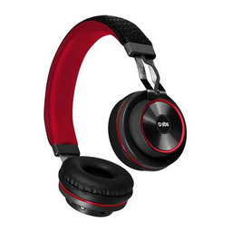 SBS - Vezeték nélküli fejhallgató mikrofonnal, piros színű