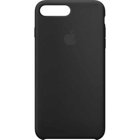 Apple - Szilikon tok iPhone 8/7 Plus készülékhez, fekete
