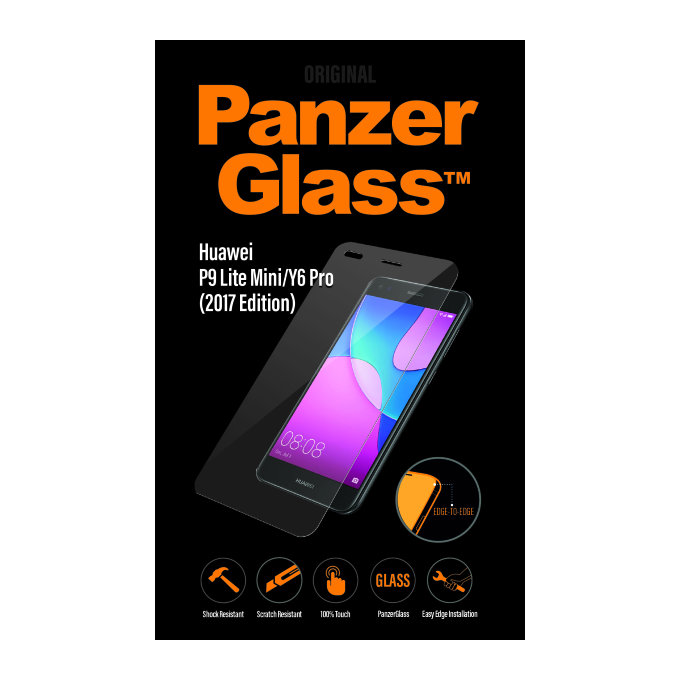 PanzerGlass - Edzett Üveg - Huawei P9 Lite Mini és Y6 PRO, átlátszó