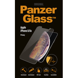 PanzerGlass - Edzett Üveg Privacy Standard Fit - iPhone X, XS és 11 Pro, átlátszó