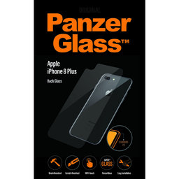 PanzerGlass - Hátsó edzett üveg iPhone 8 Plushoz, átlátszó