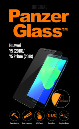 PanzerGlass - Edzett Üveg - Huawei Y5 (2018), Y5 Prime (2018), transparent