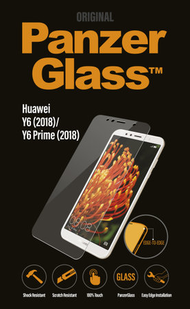 PanzerGlass - edzett üveg a Huawei Y6 (2018) készülékhez, tiszta