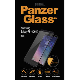 PanzerGlass - edzett üveg a Samsung Galaxy A6 + (2018) feketehoz