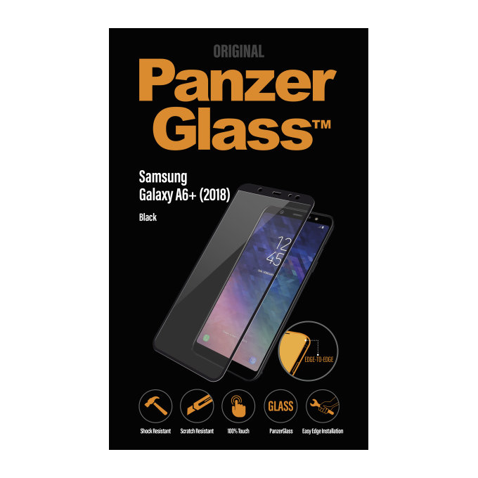 PanzerGlass - Edzett Üveg - Samsung Galaxy A6+ (2018) fekete