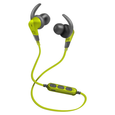 SBS - Vezeték nélküli sport fejhallgató Micro SD porttal, zöld