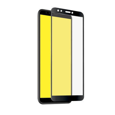 SBS - Edzett Üveg Full Cover - Huawei Y7 Prime 2018, fekete