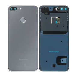 Huawei Honor 9 Lite LLD-L31 - Akkumulátor Fedőlap + Ujjlenyomat Érzékelő ujj (Glacier Gray)