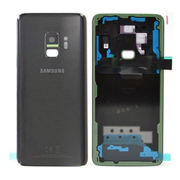 Samsung Galaxy S9 G960F - Akkumulátor Fedőlap (Midnight Black) - GH82-15865A Genuine Service Pack