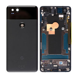 Google Pixel 2 G011A - Akkumulátor Fedőlap (Black)