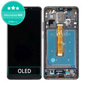 Huawei Mate 10 Pro - LCD Kijelző + Érintőüveg + Keret (Titanium Gray) OLED