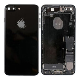 Apple iPhone 7 Plus - Hátsó Ház Apró Alkatrészekkel (Jet Black)