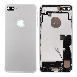 Apple iPhone 7 Plus - Hátsó Ház Apró Alkatrészekkel (Silver)