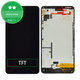 Microsoft Lumia 640 - LCD Kijelző + Érintőüveg + Keret (Black) TFT
