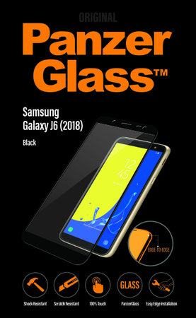 PanzerGlass - Edzett Üveg Edge-To-Edge - Samsung Galaxy J6 (2018), black