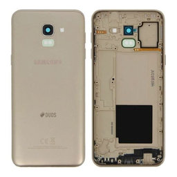 Samsung Galaxy J6 J600F - Akkumulátor Fedőlap (Gold) - GH82-16868D Genuine Service Pack