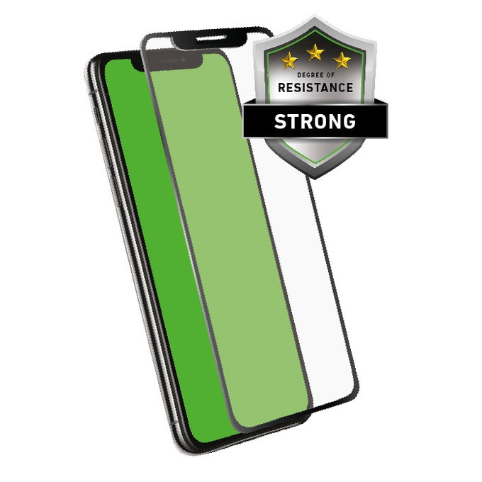 SBS - Edzett Üveg 4D Full Glass - iPhone XR és 11, fekete