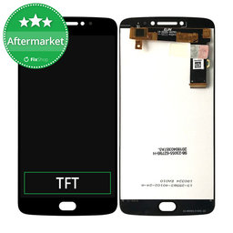 Moto E4 Plus XT1772 - LCD Kijelző + Érintőüveg (Black) TFT