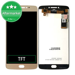 Moto E4 Plus XT1772 - LCD Kijelző + Érintőüveg (Gold) TFT