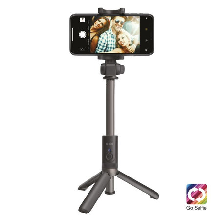 SBS - Selfie Stick, állvány, vezeték nélküli kioldó, fekete