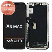 Kijelző iPhone XS Max, Érintőüveg kerettel, Refurbished