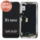 Kijelző iPhone XS Max, Érintőüveg kerettel, Refurbished