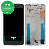 Motorola Moto E4 Plus XT1771 - LCD Kijelző + Érintőüveg + Keret (Gray) TFT