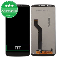Motorola Moto E5 Plus XT1924 - LCD Kijelző + Érintőüveg (Black) TFT