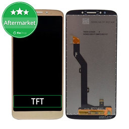 Motorola Moto E5 Plus XT1924 - LCD Kijelző + Érintőüveg (Gold) TFT