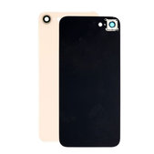 Apple iPhone 8 - Hátsó Ház Üveg + Hátlapi Kameralencse Üveg (Gold)