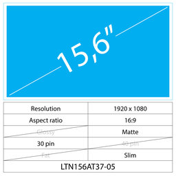 Asus ROG STRIXGL503VM-FY 15.6 LCD Slim Matt 30 pin Full HD