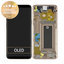 Samsung Galaxy S9 G960F - LCD Kijelző + Érintőüveg + Keret (Sunrise Gold) - GH97-21696E, GH97-21697E Genuine Service Pack