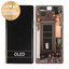 Samsung Galaxy Note 9 N960U - LCD Kijelző + Érintőüveg + Keret (Metallic Copper) - GH97-22269D, GH97-23737D, GH97-22270D Genuine Service Pack
