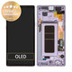 Samsung Galaxy Note 9 N960U - LCD Kijelző + Érintőüveg + Keret (Lavender Purple) - GH97-22269E, GH97-23737E, GH97-22270E Genuine Service Pack