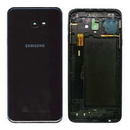 Samsung Galaxy J4 Plus (2018) - Akkumulátor Fedőlap (Black) - GH82-18155A Genuine Service Pack