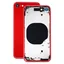 Apple iPhone 8 - Hátsó Ház (Red)