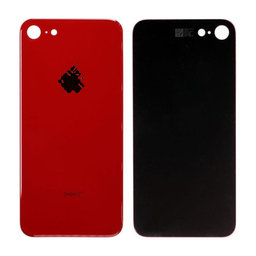 Apple iPhone 8 - Hátsó Ház Üveg (Red)
