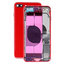 Apple iPhone 8 Plus - Hátsó Ház Apró Alkatrészekkel (Red)