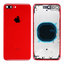 Apple iPhone 8 Plus - Hátsó Ház (Red)