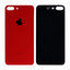 Apple iPhone 8 Plus - Hátsó Ház Üveg (Red)